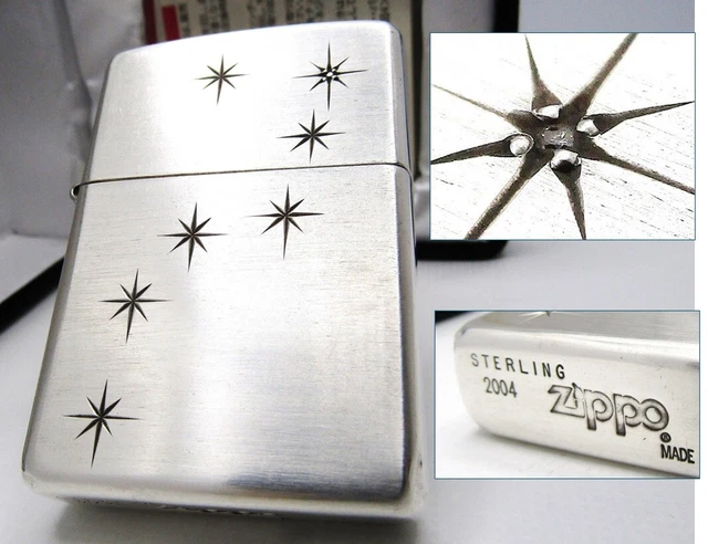 Zippo STERLING 2004 （Zippo 2004 - Sterling Silver - D.A MacARTHUR）