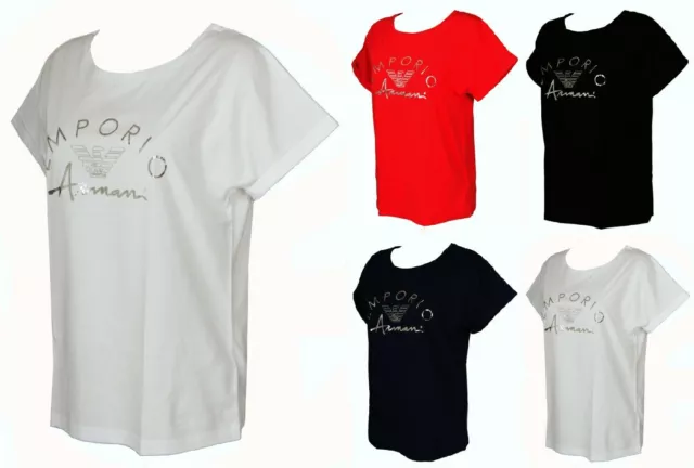 SG T-shirt maglietta donna manica corta girocollo cotone EMPORIO ARMANI articolo