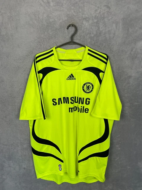 Chelsea Away football shirt 2007 - 2008 Adidas Mens Size XL