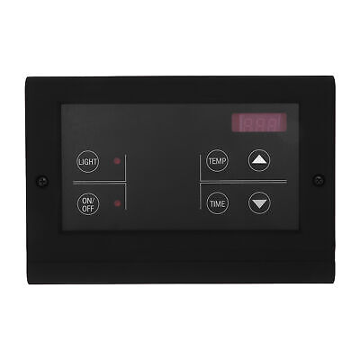 (Negro) Controlador de generador de vapor montaje en pared 35-110 sauna digital