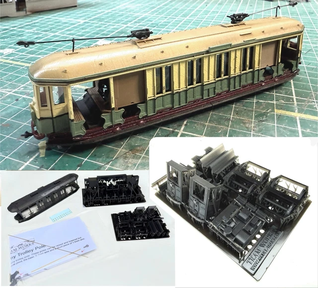 HO TRAM - 3D Printed Sydney Unpowered O Type Tram Model kit 1:87 HO ...