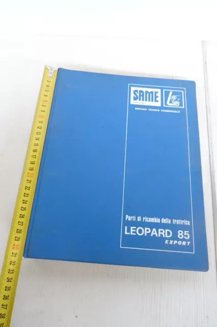 Same Leopard 85 export tractor spare parts catalogue 1979