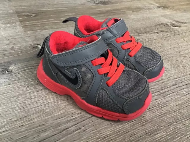 Nike Toddler Size 5 5C Fusion Run Shoe Dark Grey Black 525592-012 Boys Sneakers