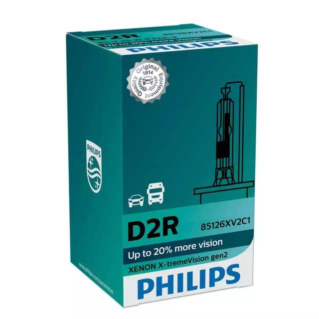 Philips D2R X-tremeVision gen2 HID Xenon Upgrade Gas Bulb 85126XV2C1 Single