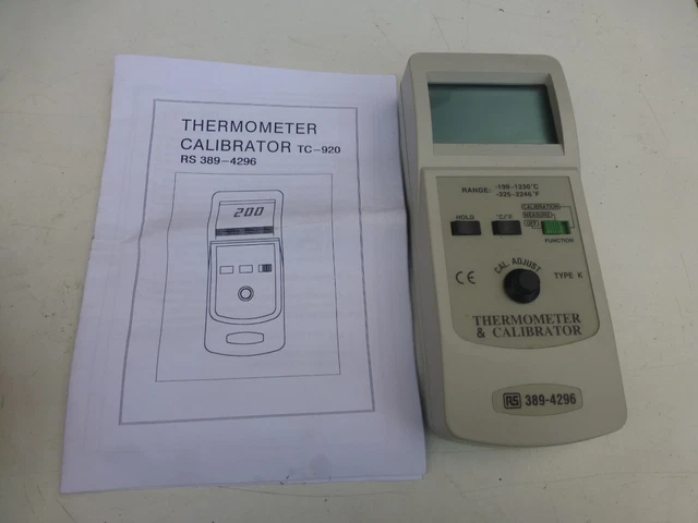 Temperatur Kalibrator RS 389-4296 mit  Zubehör TOPPi