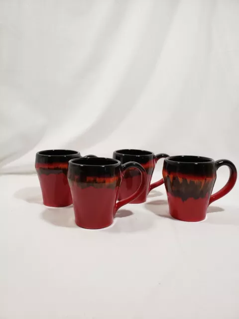 Mugs Art Pottery Canuck Made in Canada Evangeline Ware Fire Lava Glaze