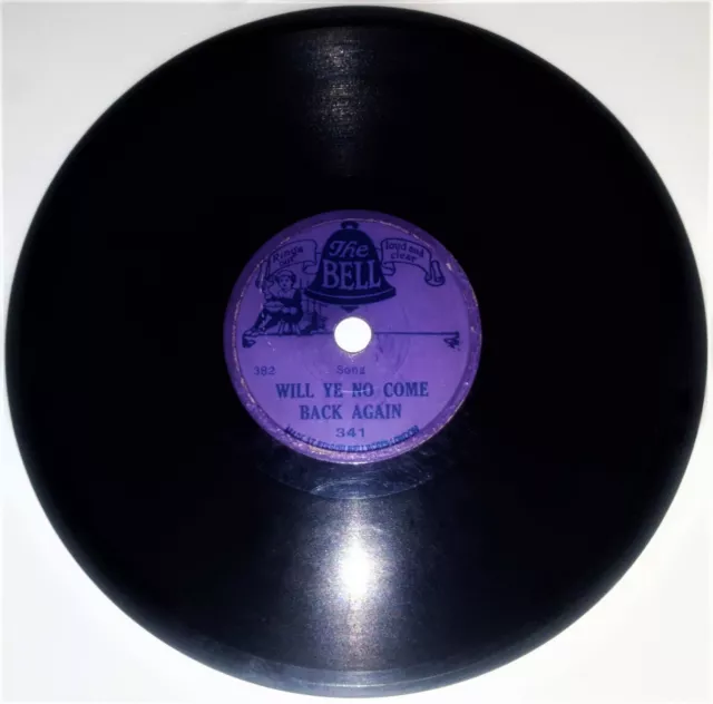 Unknown Artist - Will Ye No Come Back Again - *ANTIQUE RARITY!* - 5⅜ Tiny Record