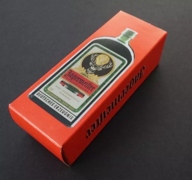 Jägermeister Nostalgia Miniatura Imballaggio Negozio Puppenstube Retrò 80er