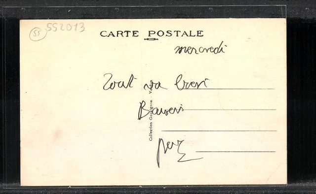 CPA Fresnes-en-Woevre, L´Eglise et les Ecoles 2