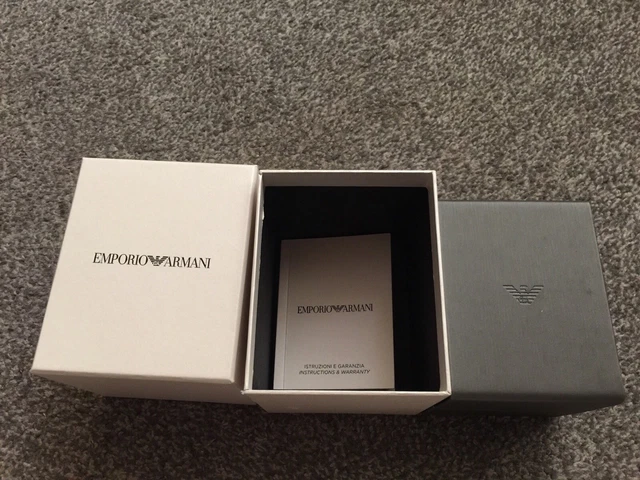 Armani store watch box