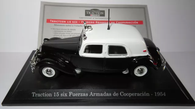 TRA51 voiture 1/43 atlas traction NOREV : Traction 15 six F.A.C. 1954 - Armée