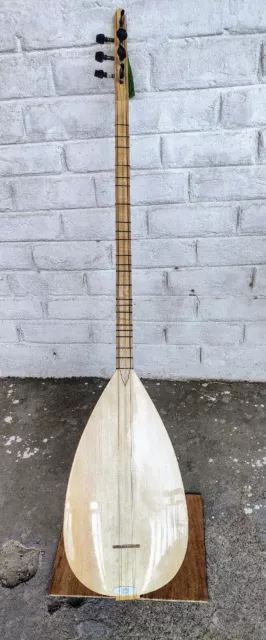 Masterpiece Baglama/Saz Long Neck, Extraordinarily Special One Pc Mulberry Wood