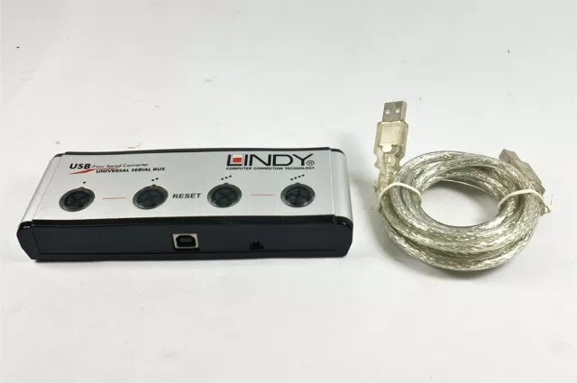 Lindy - USB to 4 Port Serial Converter / serieller Adapter - 42858