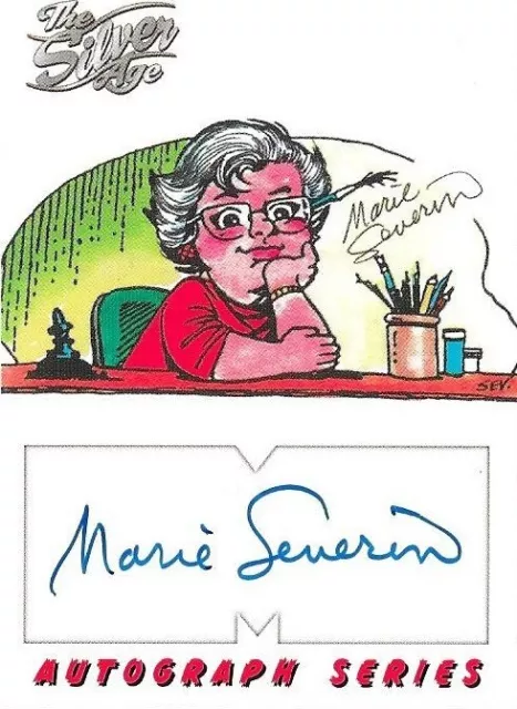 Marvel Silver Age 1998 Autograph sketchagraph sketch card Marie Severin
