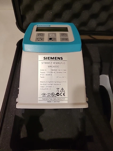USED Siemens sitrans F M MAG 6000 CT 7ME6920-1AA10-1AA0, 099f211000