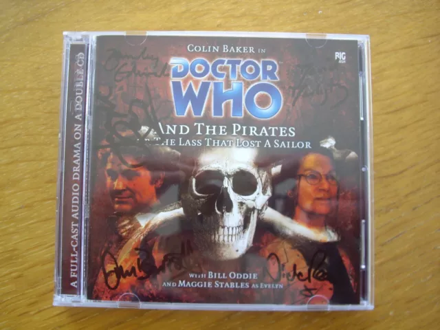 Doctor Who and the Pirates, 2003 Big Finish audio book CD *SIGNED, OUT OF PRINT*