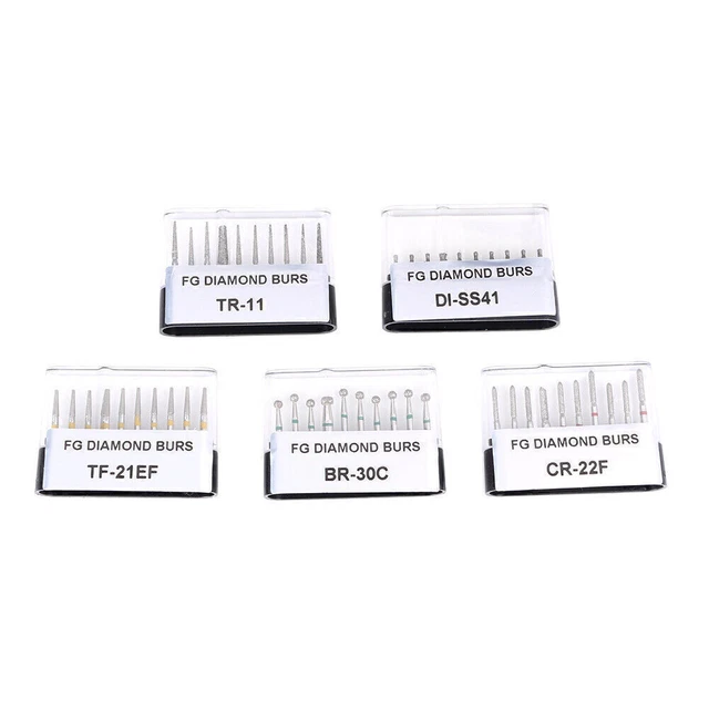 thumbnail image 2 of 100pcs SKYSEA Dental Diamond Burs Kit - FG 1.6mm Shank, 100 Types For High Speed Handpiece 2 of 4