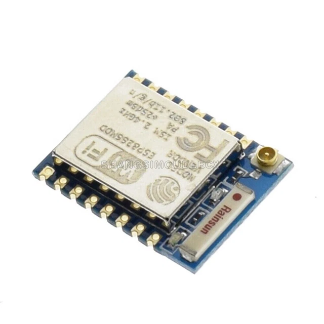 Lot De 3 Modules WiFi ESP8266 ESP-07 - Transceiver Sans Fil 2.4GHz, Portée ~100m - Pour Projets IoT, Arduino