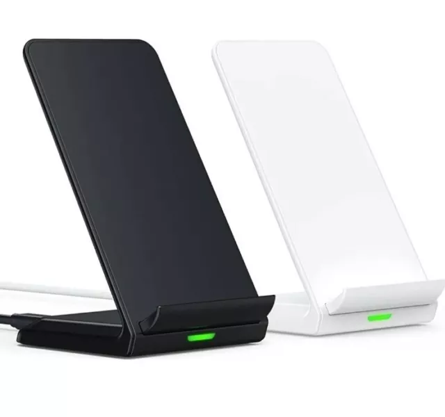 Wireless Charger, 2 Pack 10W Max Fast Wireless Charging Stand Qi-Certified Fast