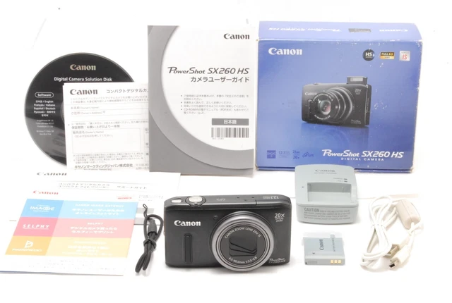 [NEAR MINT in Box]Canon PowerShot SX260 HS 12.1MP 20x Zoom Digital Camera JAPAN