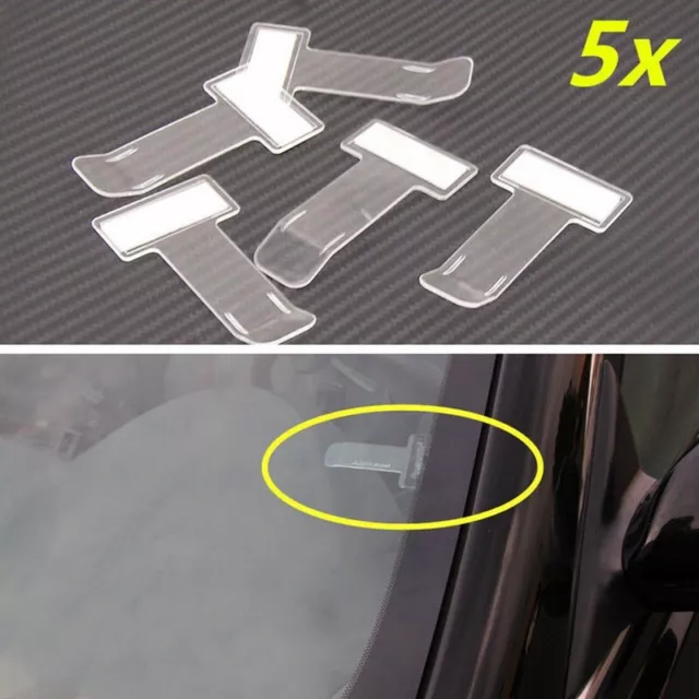 Bequemes Auto Zubehör Ticket Erlaubnis Karten Halter Clip Aufkleber (5 Stück)