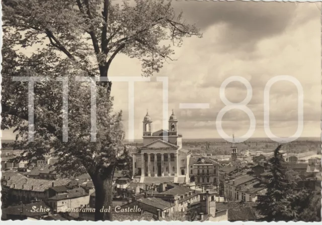 Schio - Panorama Dal Castello (Vicenza) 1954