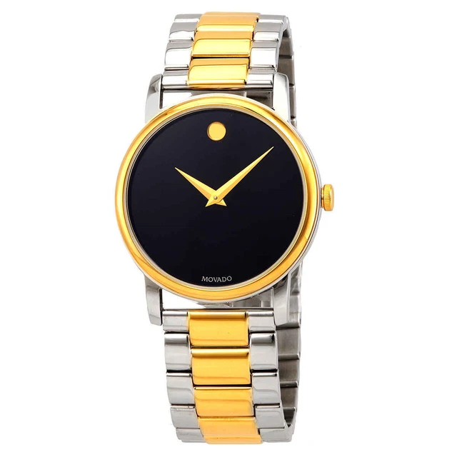Movado Classic Museum Quartz Black Dial Men's Watch 2100016