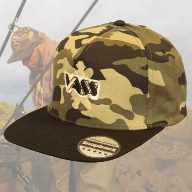 vass snapback camo fishing cap
