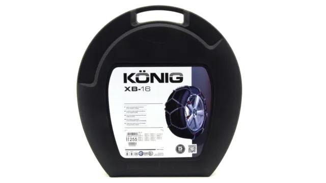 König XB-16 235 Snow Chains Traction Aid Traction Help Rim Protection Manual