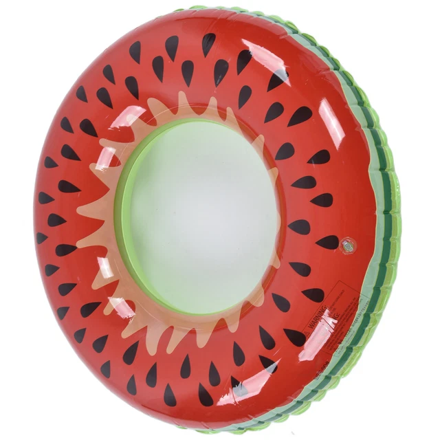 Inflatable Pool Floats Safe Durable Pool Floats Kids Vibrant Color Watermelon