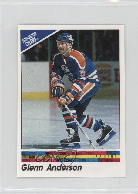 1990-91 Panini Album Stickers Glenn Anderson #227 HOF