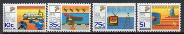 Singapore MNH 1988 The 25th Anniversary of Television in Singapore