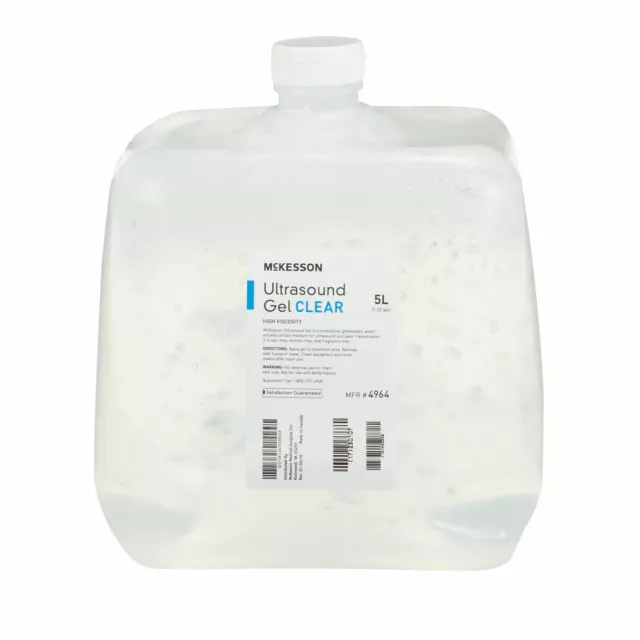 McKesson Ultrasound Gel Clear 5 Liter Jug 4964 (4 per Case)