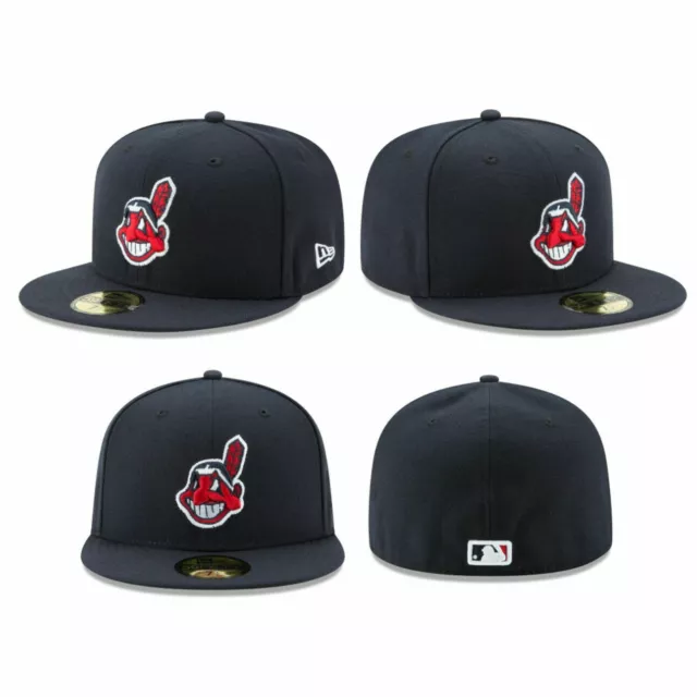 Cleveland Indians CLE MLB Authentic New Era 59FIFTY Fitted Cap - 5950 Hat