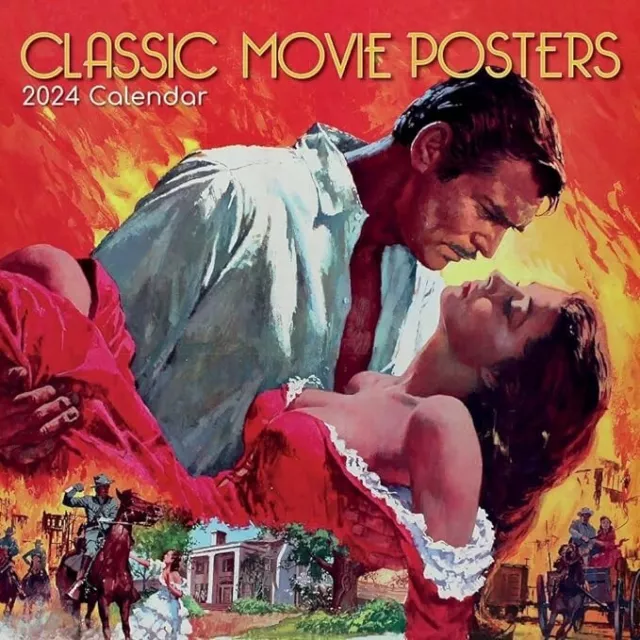 2025 CALENDAR CLASSIC Movie Posters Square Wall 16 Month Home Christmas