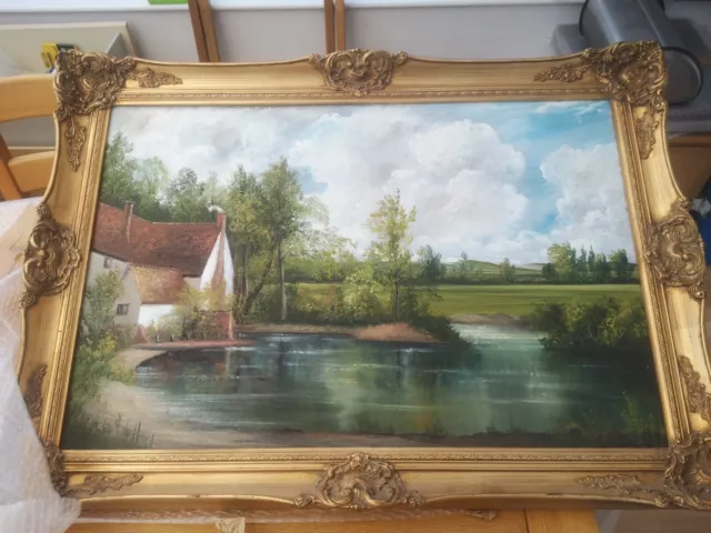 Raymond Price Oil Painting - Willy Lott's Cottage