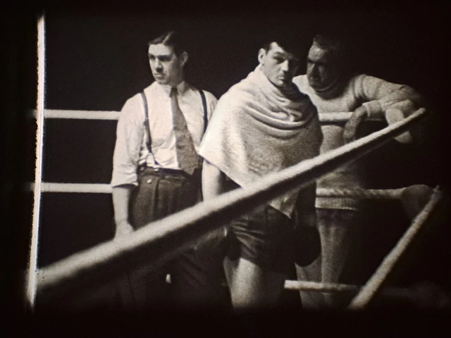 BOXING - BRUCE WOODCOCK Vs JOE BAKSI (1947) 16MM FILM 400' B&W OPTICAL SOUND
