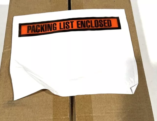 Leaman Packing List Envelopes 7"x5.5" 2mil Box of 1000 003880