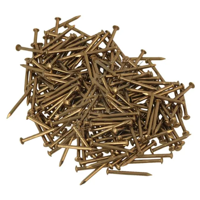 200pcs 2.8x18mm Archaize Round Head   Copper Nails Brass for Furniture
