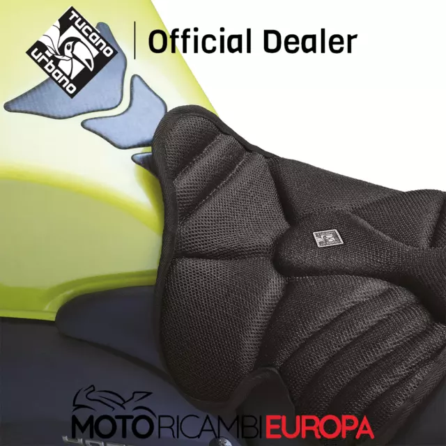 Copri Sella Cool Fresh Seat Cover Tucano Urbano 326/N2 Per Moto In Rete Aero 3D