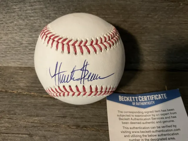 Hunter Greene Autographed Official MLB Baseball - BAS COA