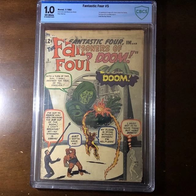 Fantastic Four #5 (1962) - 1st Dr. Doom! Marvel - CBCS 1.0 (not CGC)