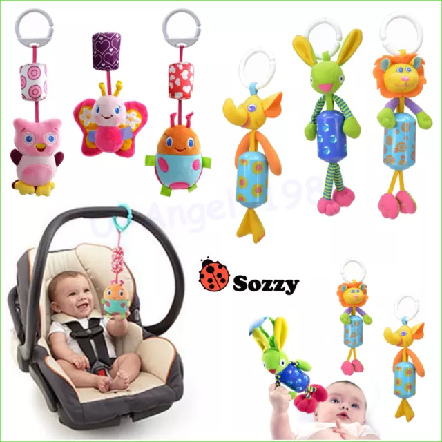 Infant Toys Mobile Baby Plush Sozzy Bed Wind Chimes Rattles Bell Toy Stroller