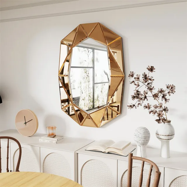 Barock Spiegel Silber Wandspiegel groß modern Flur großer Spiegel Aesthetic Deko