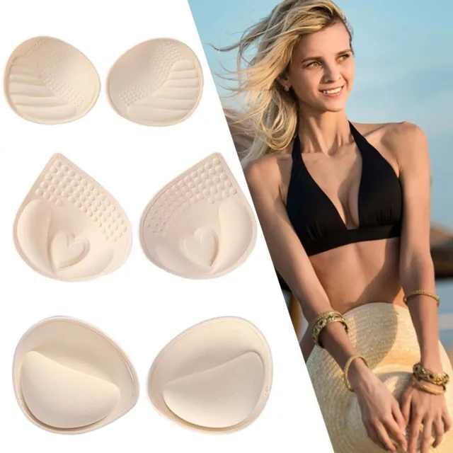 REMOVEABLE WOMEN SUMMER Push Up Cups Sponge Bra Pads Breast Bras Bra Insert  Pad $6.02 - PicClick AU