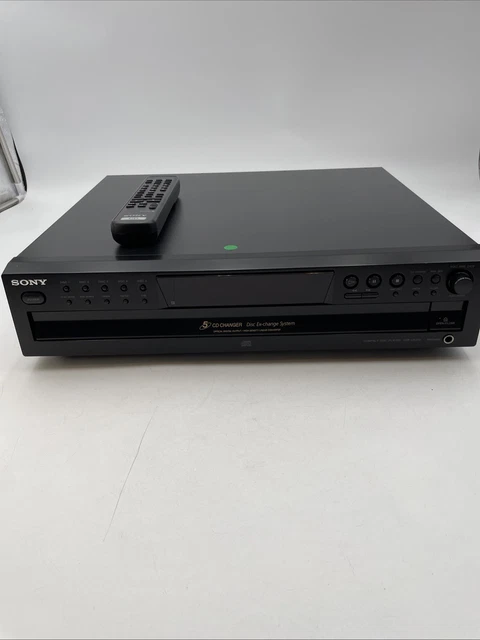 SONY CDP-CE375 COMPACT Disc 5 Disc CD player Changer w/ REMOTE. Tested ...