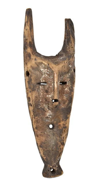 Lega Mask Horns Bwami Society Congo African Art