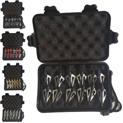 BLUNT 6x Sécurité Flèche Pointe Bouts Accessoires Noir Blunt Broadheads 