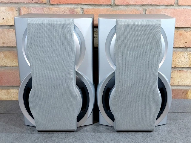 SHARP SPEAKER SYSTEM - Silver - 2 x Speakers Only CP-DP2400H 60W ...