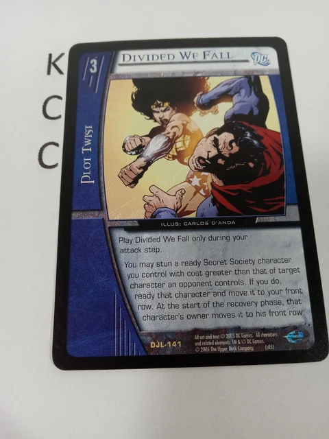 VS. System TCG DC Divided We Fall DJL-141